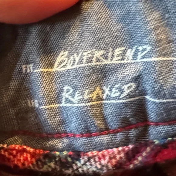 Eddie Bauer Women's Flannel lined Boyfriend Relaxed fit Pants - Picture 4 of 8